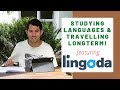 How I Study Languages While Travelling Longterm! (Featuring Lingoda!)