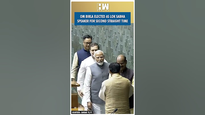 #Shorts | Om Birla elected as Lok Sabha Speaker for second straight time | PM Modi | Rahul Gandhi