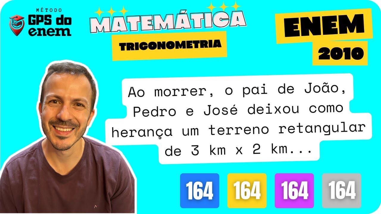 🐧 164. ENEM 2009 Trigonometria | Questão 👉🏻 