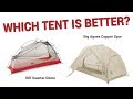 Which Tent Is Better? - Big Agnes Copper Spur vs. REI Quarter Dome