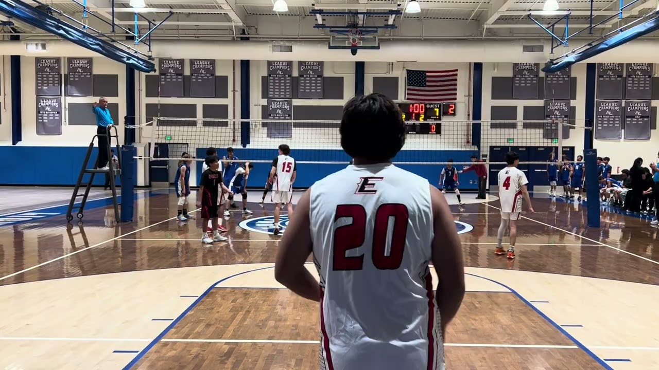 Etiwanda VS Alta Loma JV Boys Volleyball 1st Set