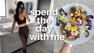 empty-fridge meal, finding balance, workout | morning in my life