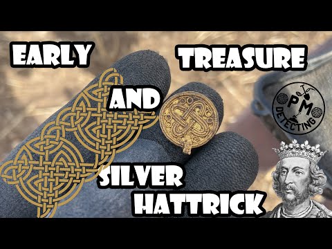 Merovingian gold treasure and silver hattrick!!! | Metal detecting UK | Minelab Equinox 800