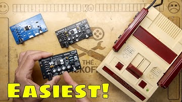 Nintendo Famicom Easiest AV Mod in Town! Power VAMP V6