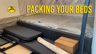Correctly Packing Away Beds and Gear in Your Jumping Jack Trailer