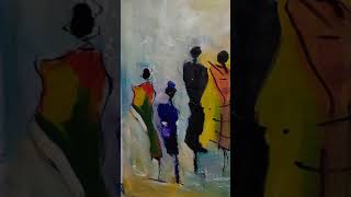 Lady in Red - Social distancing by Marie Manon