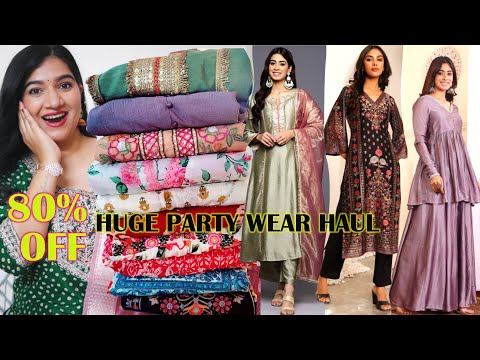 Huge Myntra *sale* Haul Partywear & College/office Wear Kurta Sets For Summers  #myntrahaul#myntra