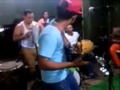 Diego pastrano (el bebe) ensayo con la banda.