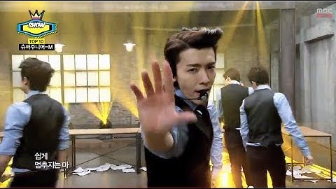 Super Junior M - Swing, 슈퍼주니어 M - 스윙, Show Champion 20140409