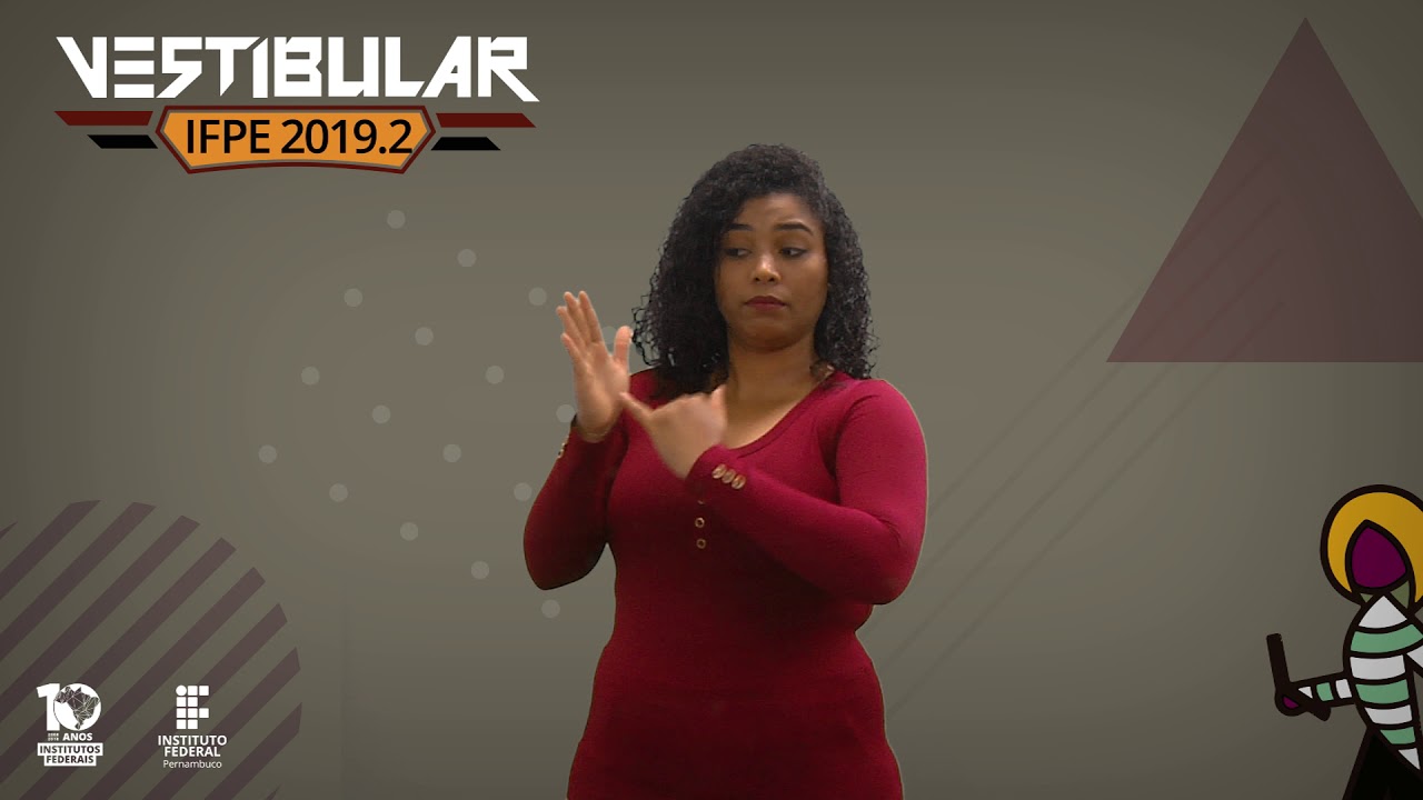 Vestibular IFPE 2019.2 - Impressão de cartão - LIBRAS