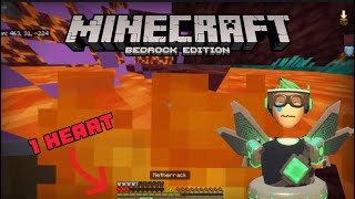 I Almost DIED Getting FULL NETHERITE ARMOUR In Minecraft Survival