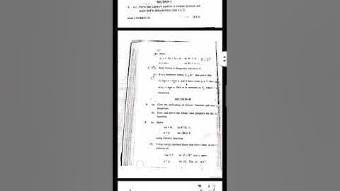 partial differential equations #previous year questions papers