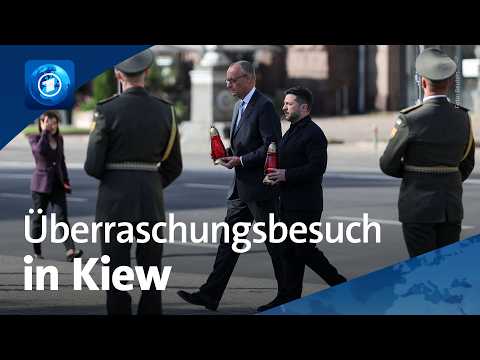 „Explosionen am Himmel“: Luftalarm während Besuch von Kanzler Merz in Kiew