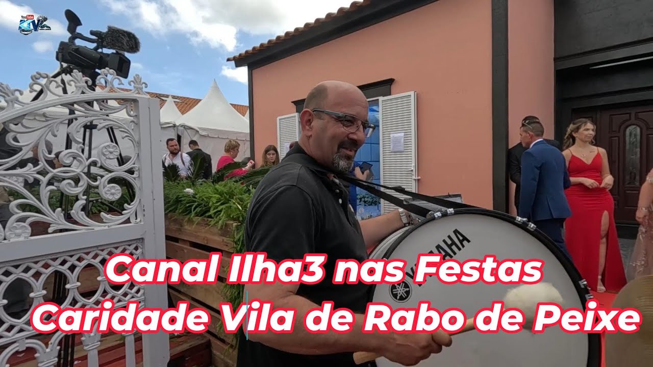 Luis Sousa Canal Ilha3 nas Festas da Bandeira da Caridade Vila de Rabo de Peixe   26 05 2024