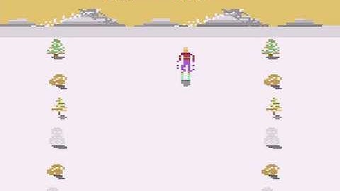 Ski Run Europe ATARI 2600 VCS HYPERSPIN NOT MINE VIDEO COMPUTER SYSTEM