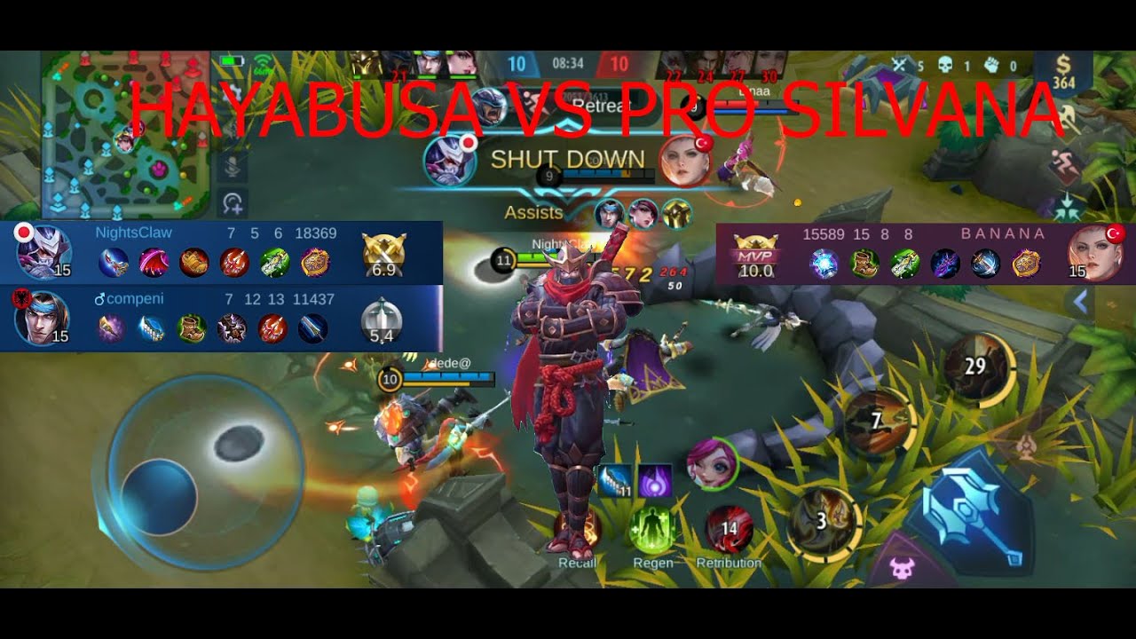 NightsClaw Hayabusa VS Pro Silvana || Not Xiyor || Montage 04 || Mobile Legends