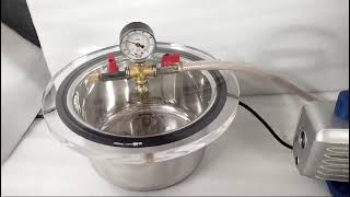 Manufacturer of Vacuum Degassing Chamber and Pump Kit