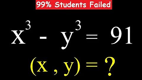 A Nice Algebra Problem | Math Olympiad | Can you find x=? and y=?