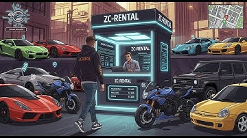 FREE QBCore - Vehicle Rental Script | FiveM QBCore Vehicle Rental  | Script  QB-Rental Script