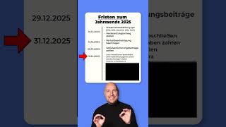 Fristen Bis Jahresende