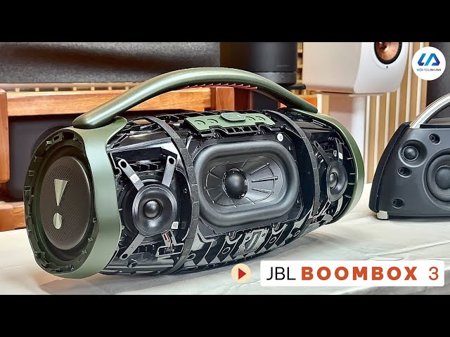 Đánh giá âm thanh JBL Boombox 3 và so sánh với loa HK Go Play