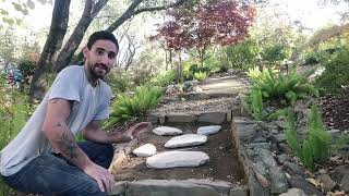 Como hacer sendero con piedras! Camino, jardín de piedras ! Cómo colocar