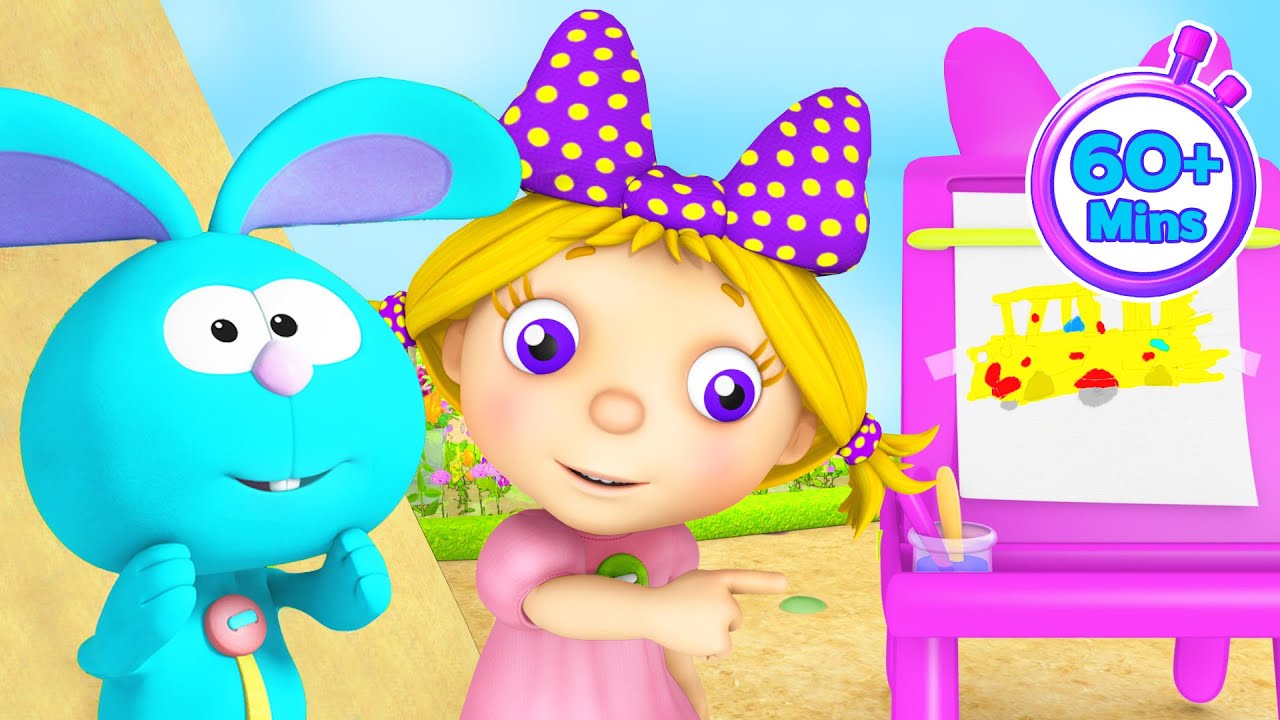 دنيا روزي | اكتشاف الدروس المفضلة في المدرسة  📚✏️ | كارتون للأطفال مدته 60 دقيقة