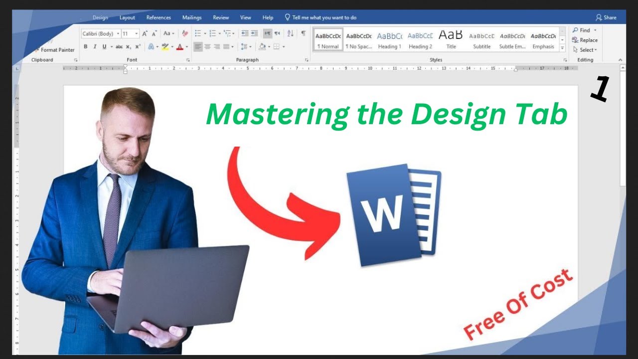Mastering the Design Tab in MS Word ✨🎨 | Easy Tips & Tricks to Elevate Your Documents! 📄💻