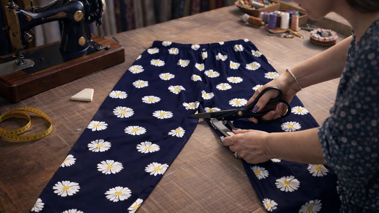 ✅💥 [DIY] A creative idea!How can we make sports tops and shorts from old pants?Pants|Tops and Shorts