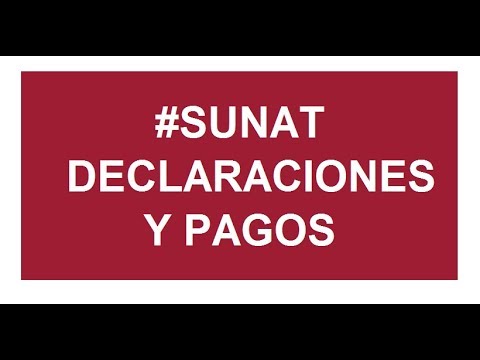 #SUNAT | Descarga tu reporte de Declaraciones y Pagos - YouTube