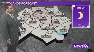 One more cold night before much warmer weather returns