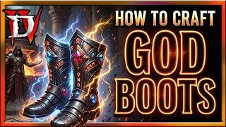 Diablo 4 Season 15 Guide How to Craft GOD BOOTS 80%+ Movement Speed (Updated) D4 S15
