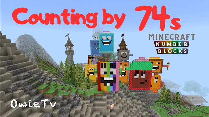 Counting by 74s Song Numberblocks Minecraft | Skip Counting Songs | Math Songs for Kids