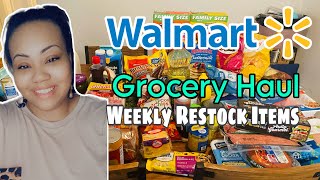 Walmart Grocery Haul October 2023 Weekly Restock Items by Life As Teisha Marie 321 views 7 months ago 6 minutes, 21 seconds