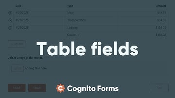 Table fields
