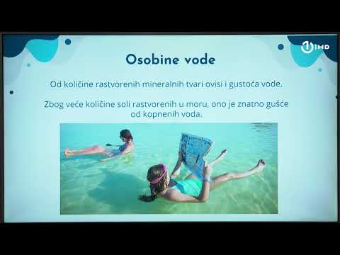 Domaća zadaća za 8. razred: Biologija - Osobine vode