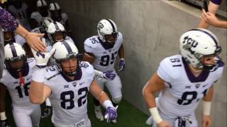 TCU Horned Frogs vs Baylor Bears Player Entrance 2016