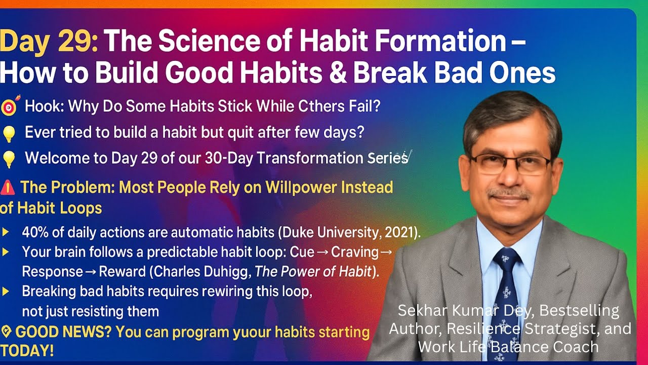 🔥 Day 29: The Science of Habit Formation – How to Build Good Habits ...