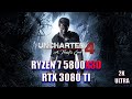 Uncharted 4: A Thief's End | Ryzen 7 5800x3d + RTX 3080 TI | ULTRA (2K)