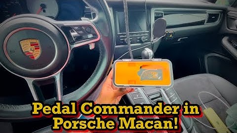 Installing a Pedal Commander in my Porsche Macan!