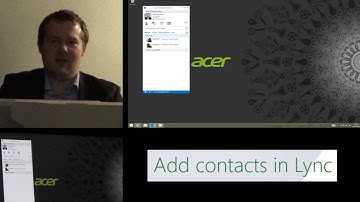 How to add Contacts in Lync