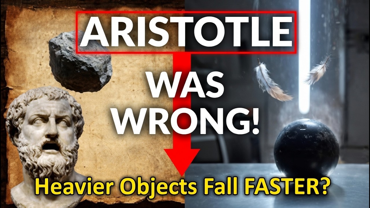 Heavier Objects Fall Faster? Aristotle’s Huge Mistake - YouTube