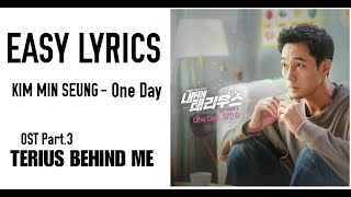 Video voorbeeld van "KIM MIN SEUNG - One Day [OST Terus Behind Me Part.3] EASY LYRICS"