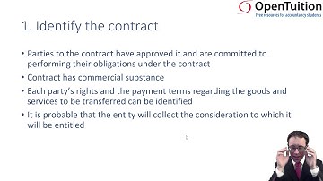 Revenue - contract and performance obligations - ACCA Financial Reporting (FR)