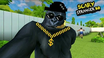 Gorilla attack on Uncle || Scary Stranger 3D-New update 5.0-New Levels(Android,iOS)
