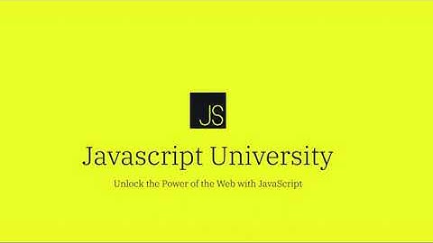 JavaScript University, Arizona Official Video