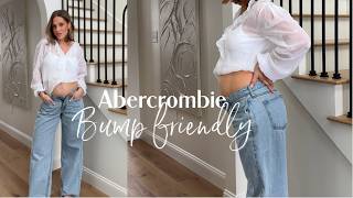 Abercrombie Bump-Friendly Try On - What Actually Works During Pregnancy