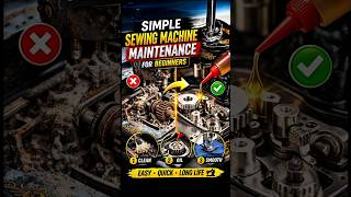 Simple Sewing Machine Maintenance for Beginners #sewingtutorial #sewingmachine #sewingmachinetips