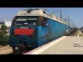 2ЕЛ5-015 з вантажним поїздом на з.п. Морська
