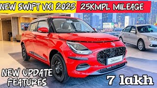 🔥2025 New Maruti Swift Vxi Model ✅Swift 2025 Discount | Swift Vxi 2025 On Road price &amp; features